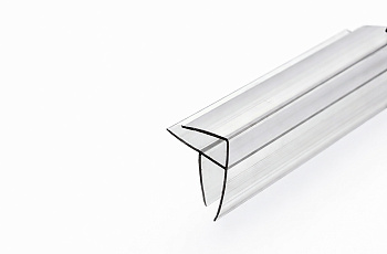 Профиль угловой для поликарбоната Полигаль Практичный прозрачный 8-10мм, 6м