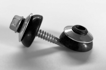 Шайба с металлическим кольцом 7х25 мм черная (для монтажа)